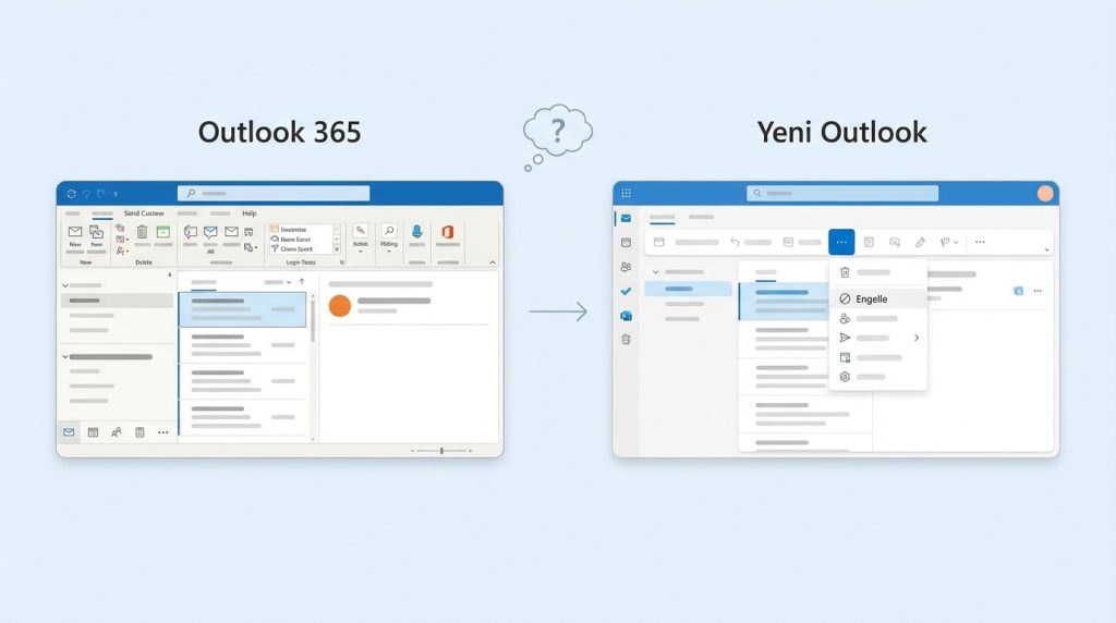 Outlook’ta Göndereni Engelleme Block Sender Rehberi 2 Outlook 365 ve Yeni Outlook'ta Farklılıklar
