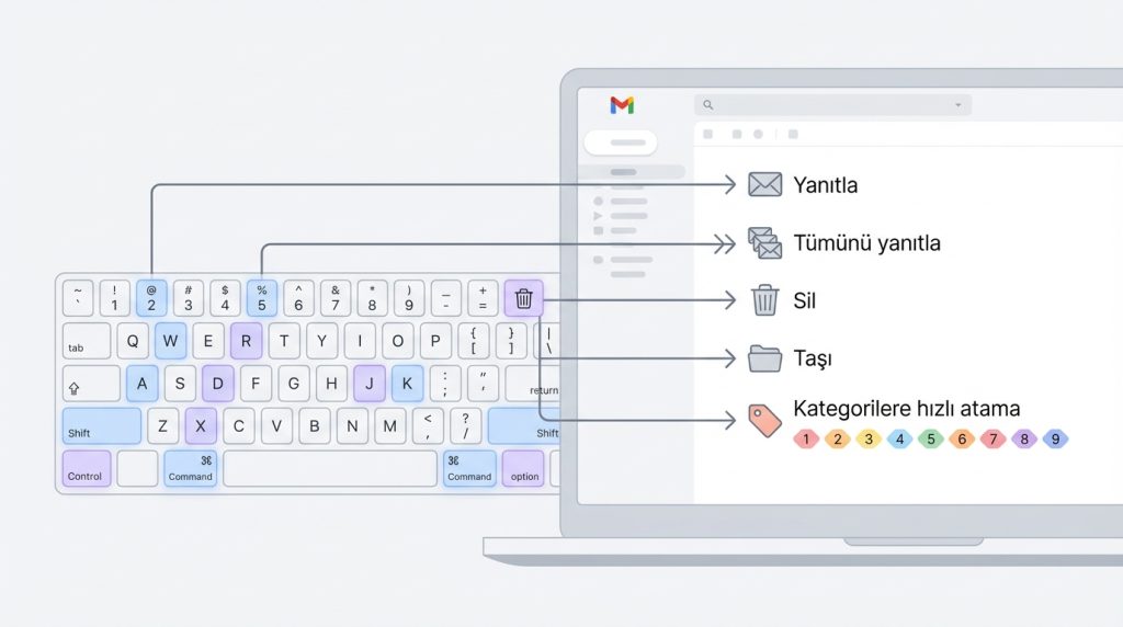 Outlook for Mac'te Gelen Kutusu Sıfır Inbox Zero Sistemini Kurma 4 Outlook for Mac Kısayolları