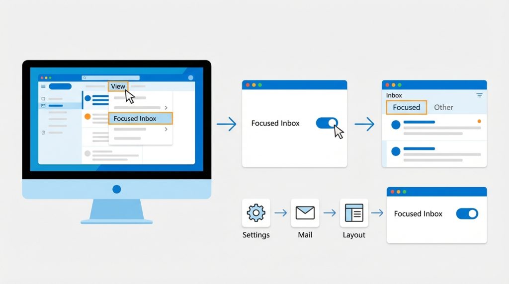 Outlook for Mac'te Focused Inbox Nasıl Açılır?