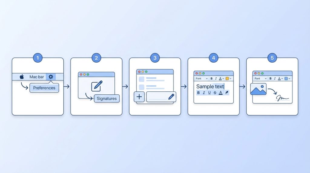 Outlook for Mac'te İmza Oluşturma Adımları