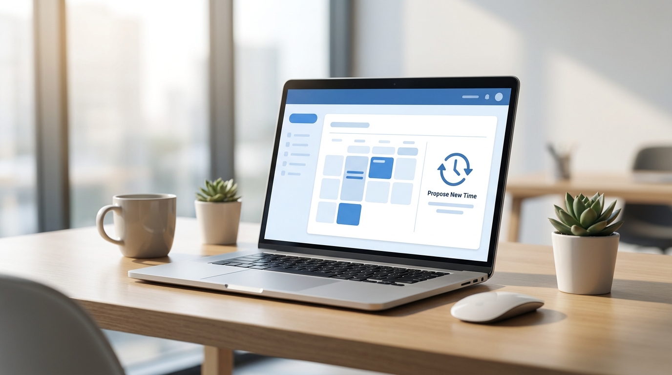 Outlook for Mac'te Toplantı Davetinde Yeni Saat Önerme