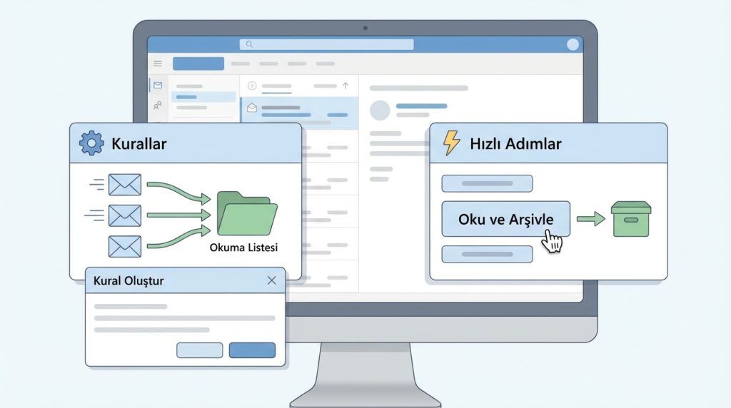Outlook for Mac'te Günlük E-posta Rutini Kontrol Listesi 4 Outlook for Mac'te Verimlilik Artıran Özellikler