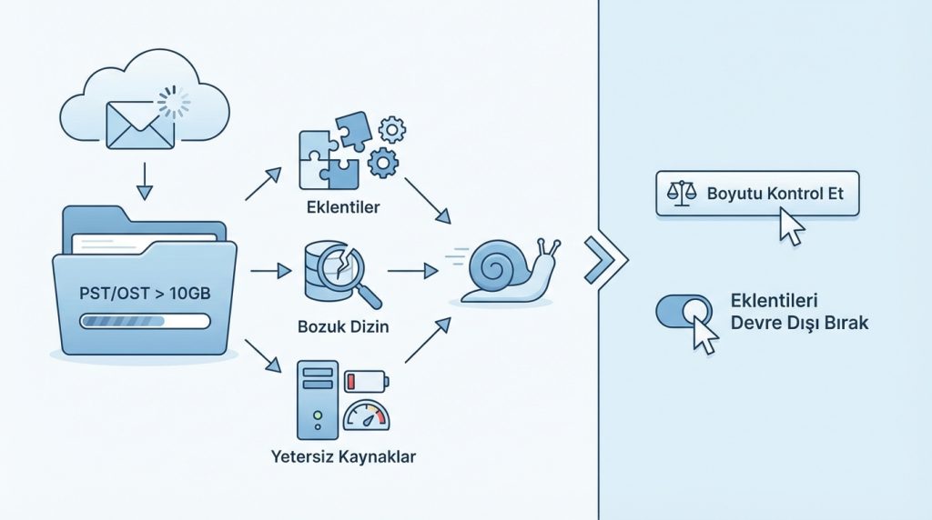 Outlook neden bu kadar yavaş?