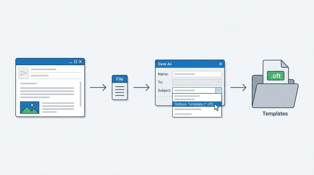 Outlook'ta E-posta Şablonu Oluşturma Adımları