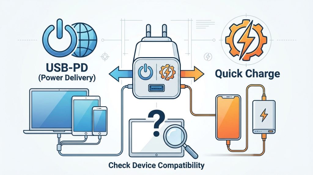 PD ve Quick Charge aynı şey mi?