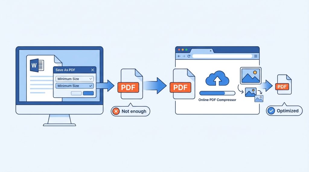 Word’de PDF Olarak Kaydetme ve Doğru Ayarlar 5 PDF dosya boyutunu nasıl daha da küçültebilirim?