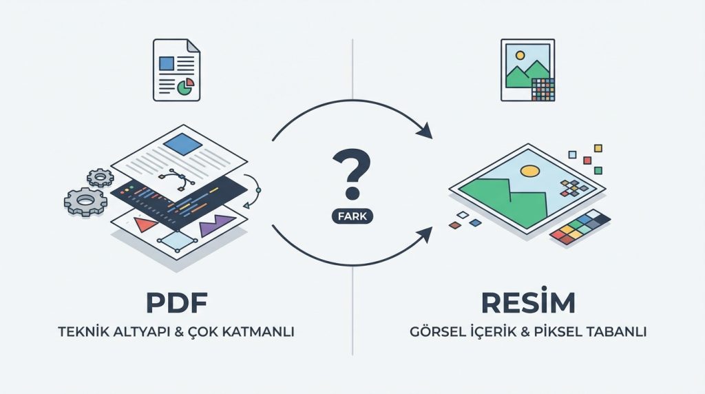 PDF ile Resim Arasındaki Temel Farklar