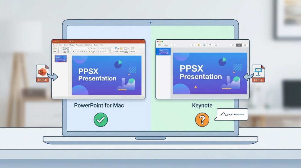 PowerPoint’te Dosyayı PPSX Olarak Kaydetme 5 PPSX formatı Mac'te çalışır mı?