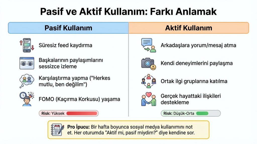 Pasif ve Aktif Kullanım: Farkı Anlamak