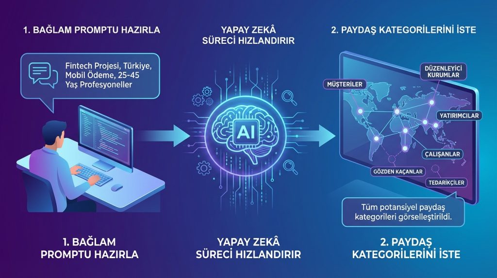 Paydaş Haritası Oluşturma Adımları