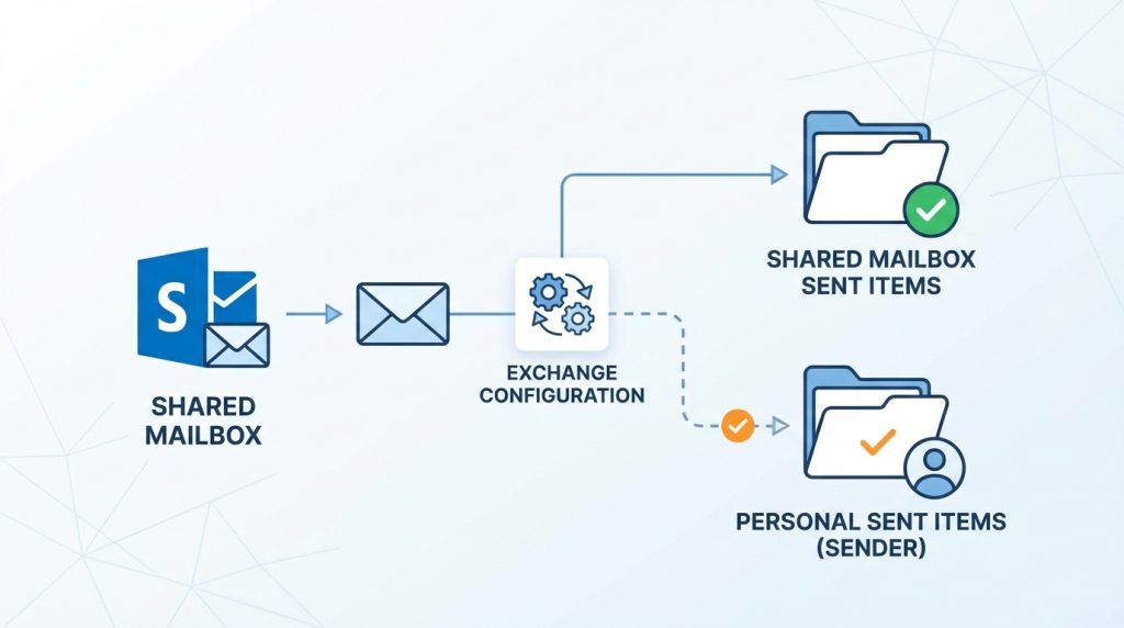 Outlook’ta Paylaşılan Posta Kutusundan Mail Gönderme 5 Paylaşılan posta kutusundan gönderilen mailler nerede saklanır?