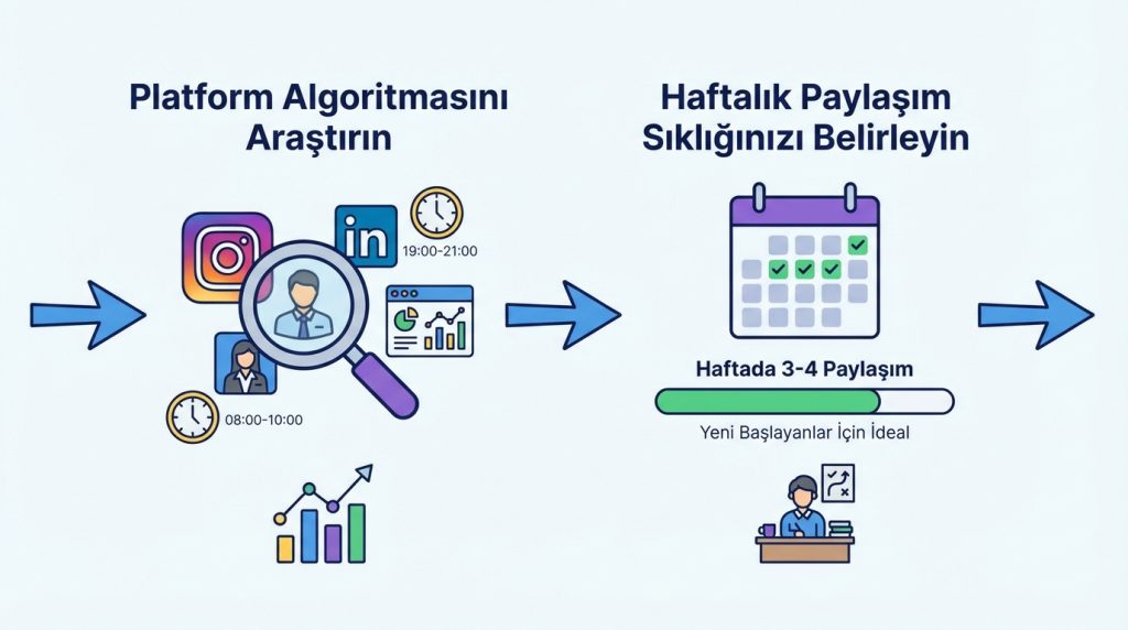 İçerik tüketiminden üretime geçiş: paylaşım planı nasıl yapılır? 2 Paylaşım Takviminizi Adım Adım Oluşturun