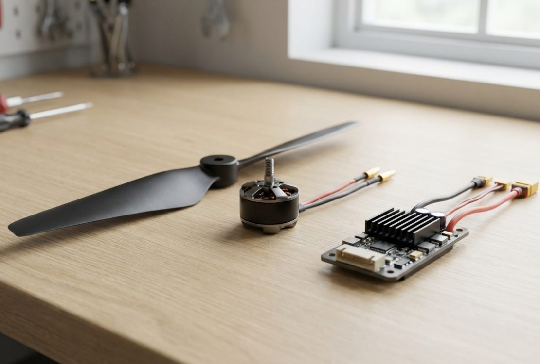 Pervane, motor, ESC: parçalar ne işe yarar?