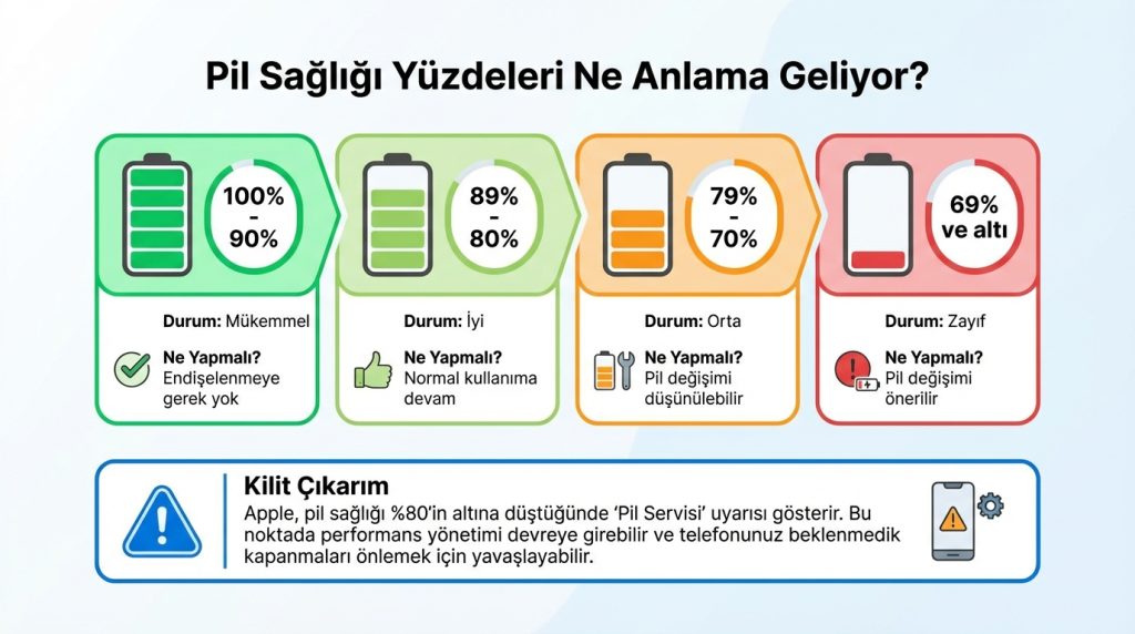 Pil Sağlığı Yüzdeleri Ne Anlama Geliyor?
