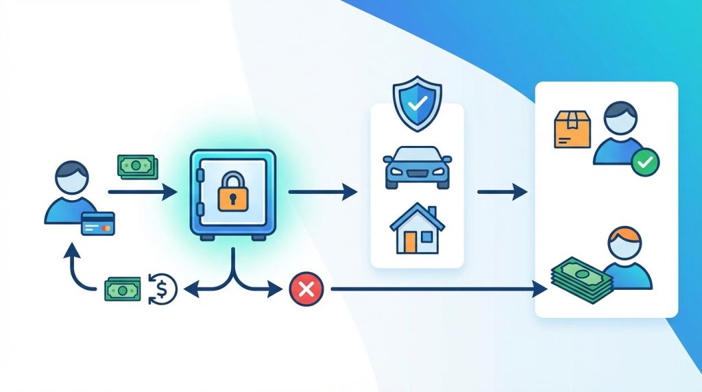 Platform içi güvenli ödeme nasıl çalışıyor?
