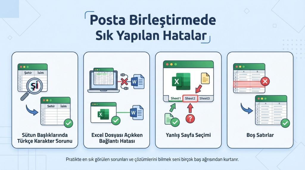Posta Birleştirmede Sık Yapılan Hatalar