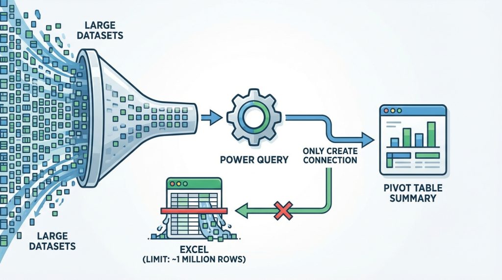 Excel’de Sorgu Oluşturma ve Yükleme: Power Query Temelleri 5 Power Query ile kaç satır veri işleyebilirim?
