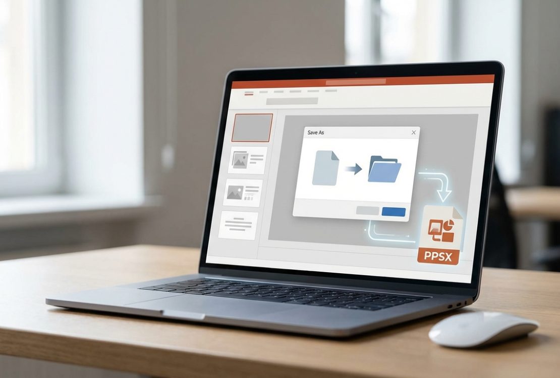 PowerPoint’te Dosyayı PPSX Olarak Kaydetme 1 PowerPoint’te Dosyayı PPSX Olarak Kaydetme