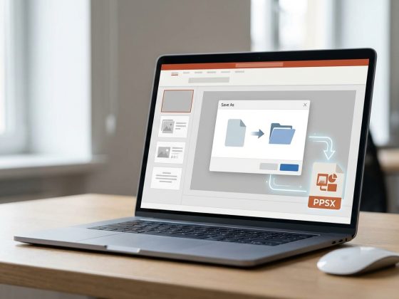 PowerPoint’te Dosyayı PPSX Olarak Kaydetme