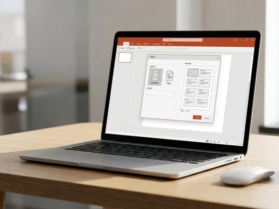 PowerPoint’te El İlanı Yazdırma Ayarları