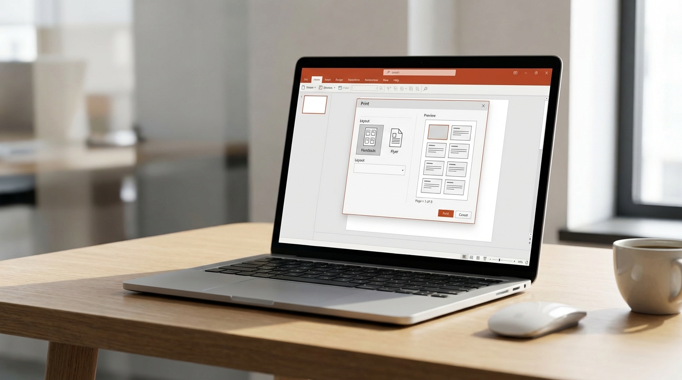 PowerPoint’te El İlanı Yazdırma Ayarları