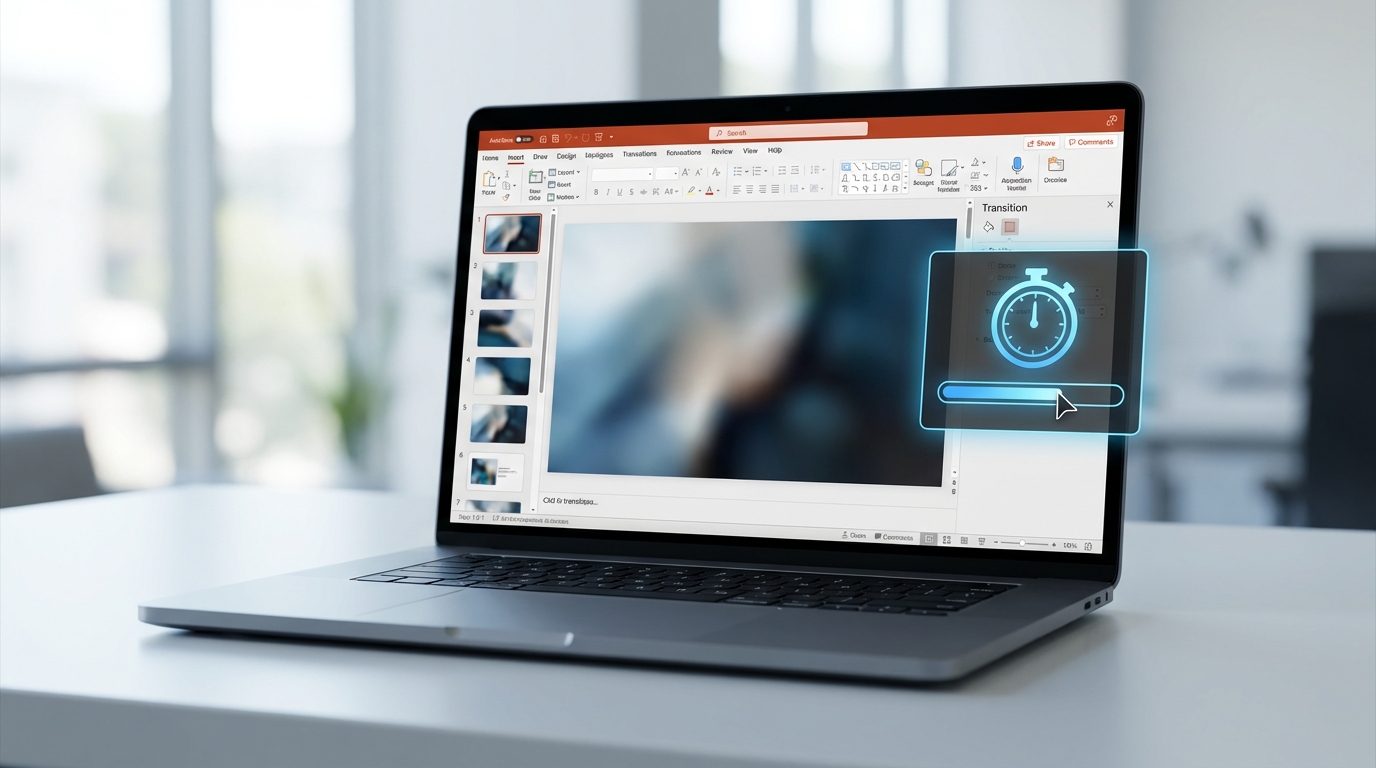 PowerPoint’te Geçiş Süresi Ayarlama ve Akıcı Sunum