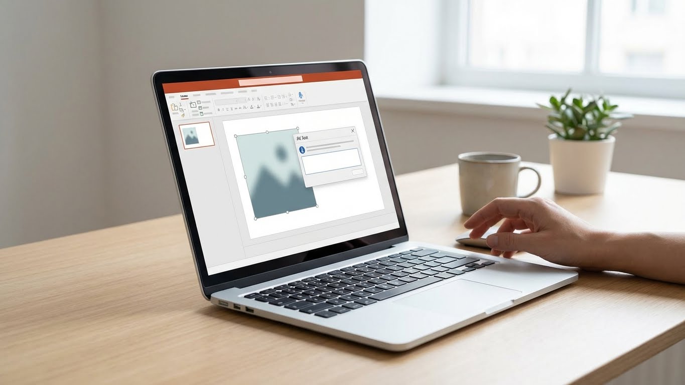 PowerPoint’te Görsellere Alternatif Metin Eklemek