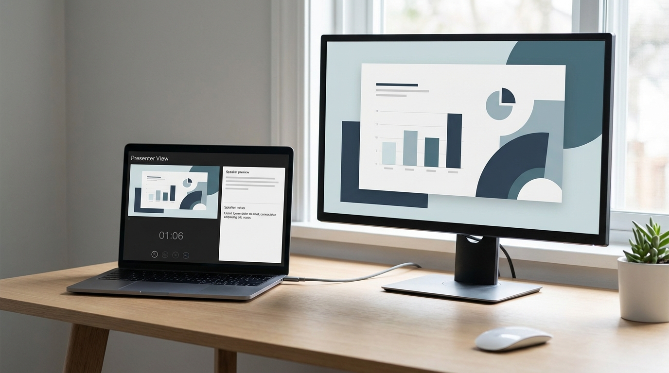 PowerPoint’te İki Ekranda Sunum Ayarlama