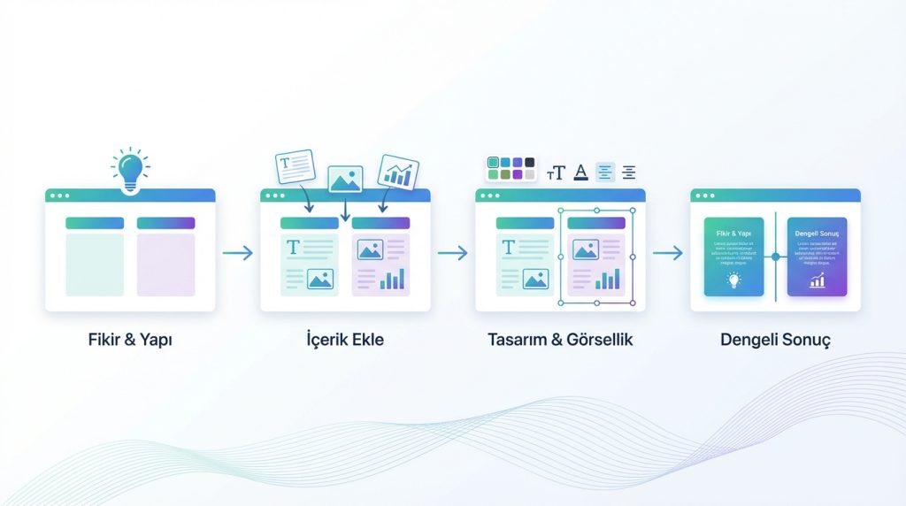 PowerPoint'te Karşılaştırma Slaytı Tasarlama Adımları