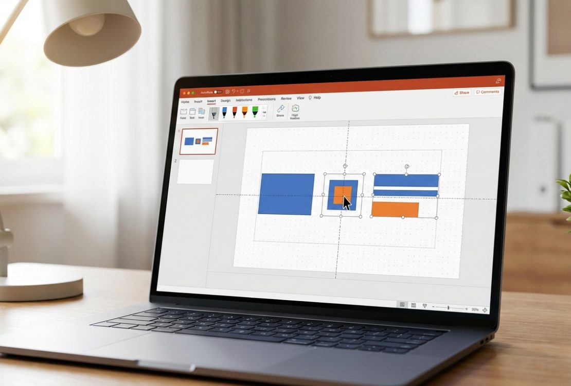 PowerPoint’te Kılavuzlar ve Izgara ile Kusursuz Hizalama