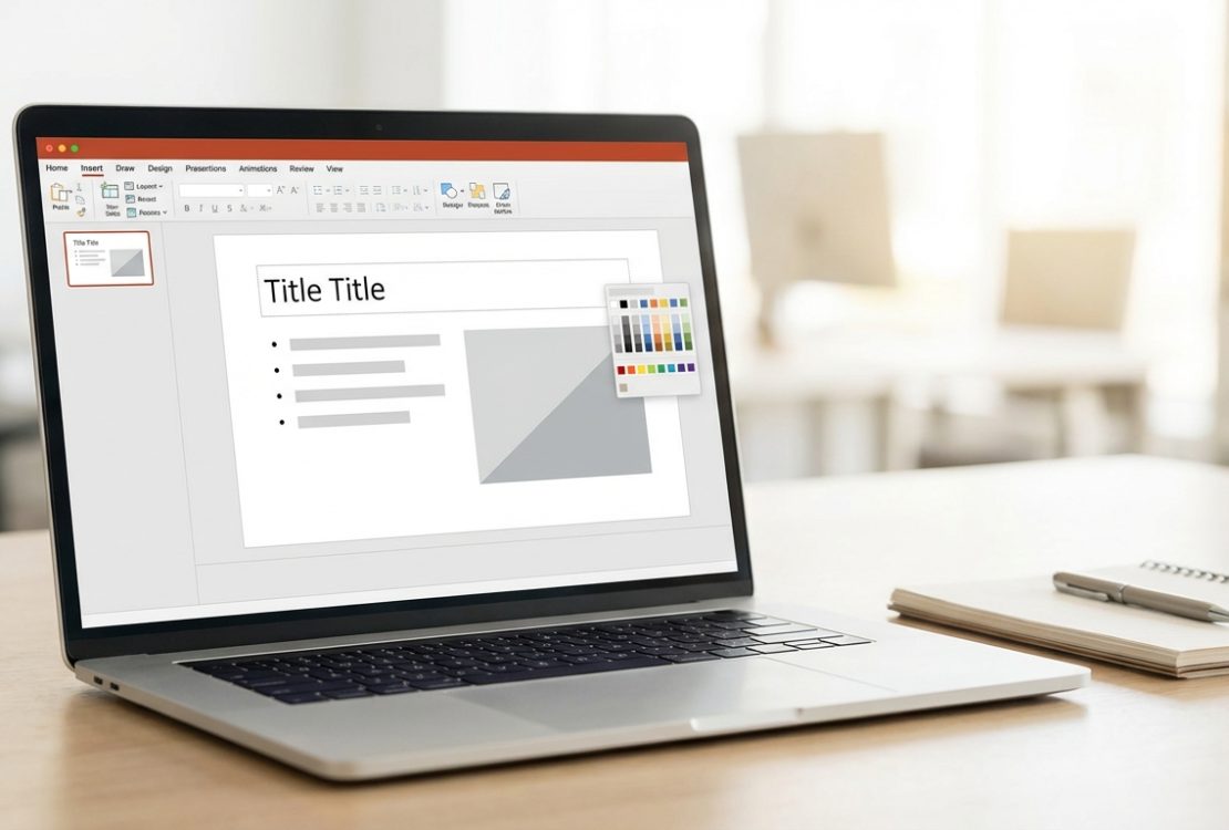 PowerPoint’te Kurumsal Sunum Standartları Oluşturma