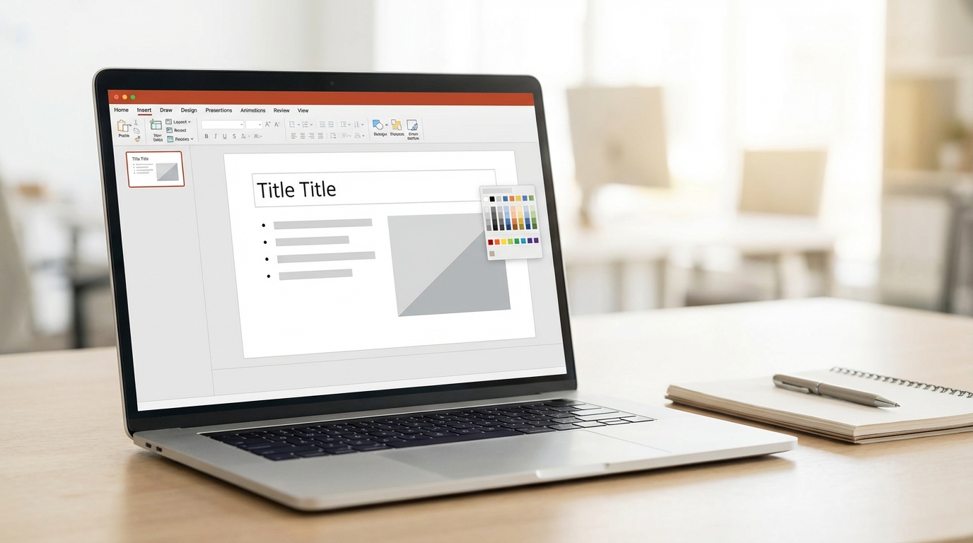 PowerPoint’te Kurumsal Sunum Standartları Oluşturma