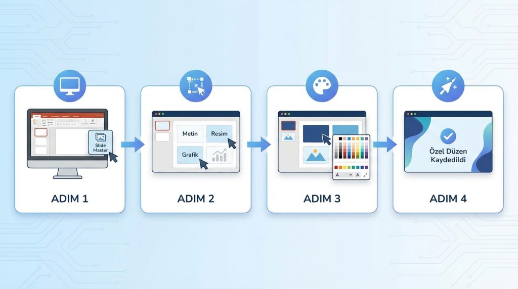PowerPoint'te Özel Slayt Düzeni Oluşturma Adımları