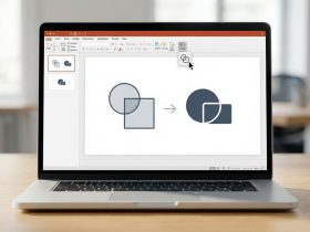 PowerPoint’te Şekilleri Birleştir ile Özel Tasarım Yapma
