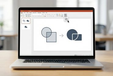 PowerPoint’te Şekilleri Birleştir ile Özel Tasarım Yapma
