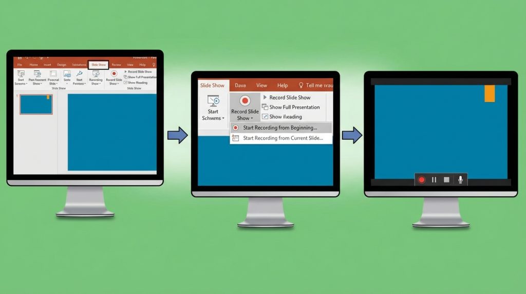 PowerPoint'te Sunum Kaydetme Adımları