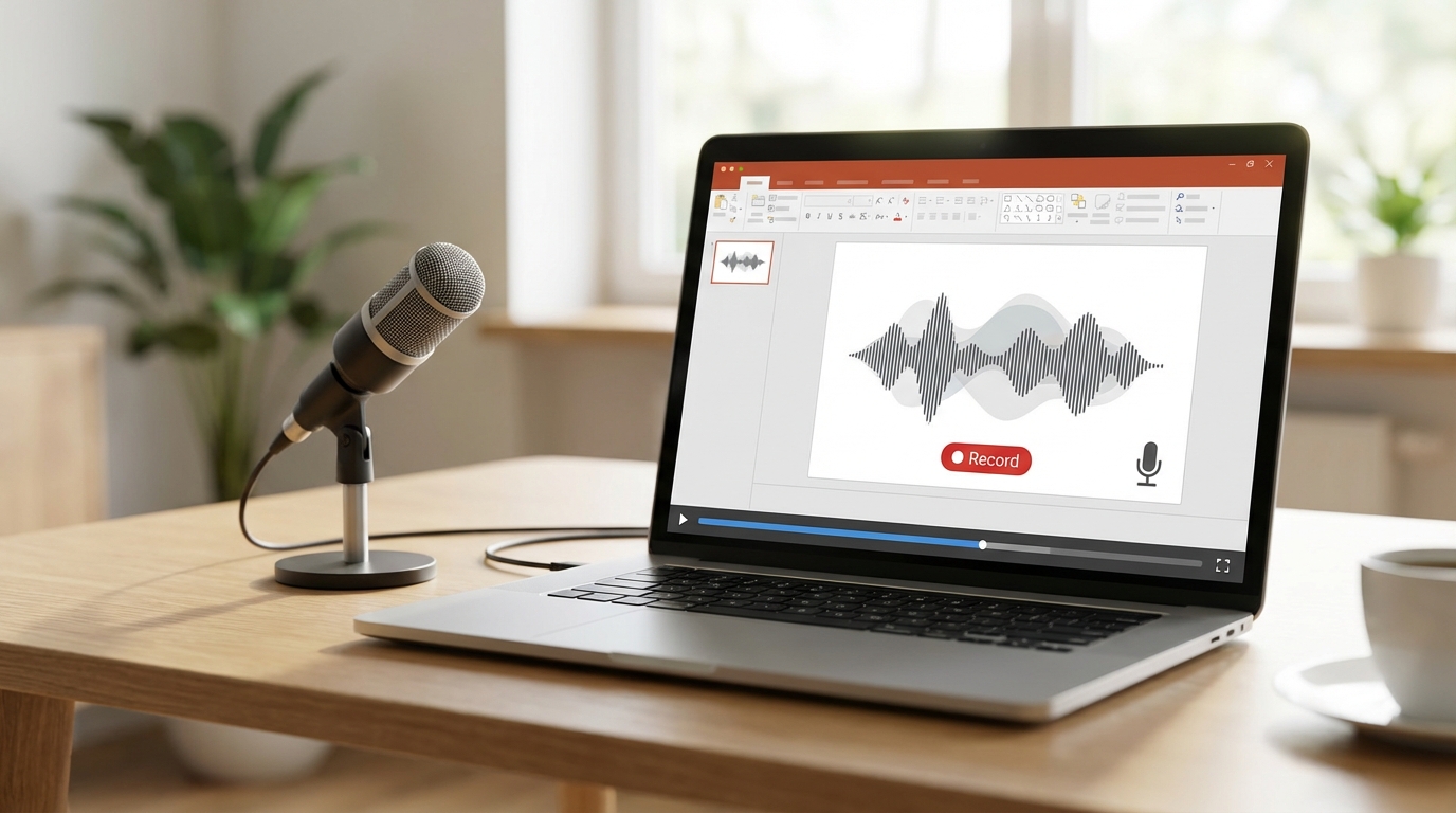 PowerPoint’te Sunum Kaydetme ve Anlatım Eklemek