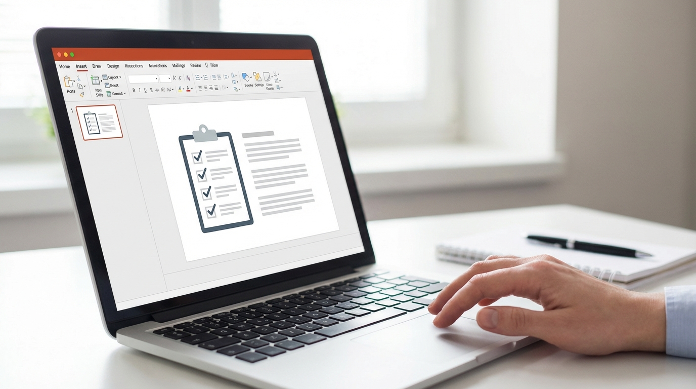 PowerPoint’te Sunum Kontrol Listesi Teslim Öncesi Son Adımlar 1 PowerPoint’te Sunum Kontrol Listesi Teslim Öncesi Son Adımlar