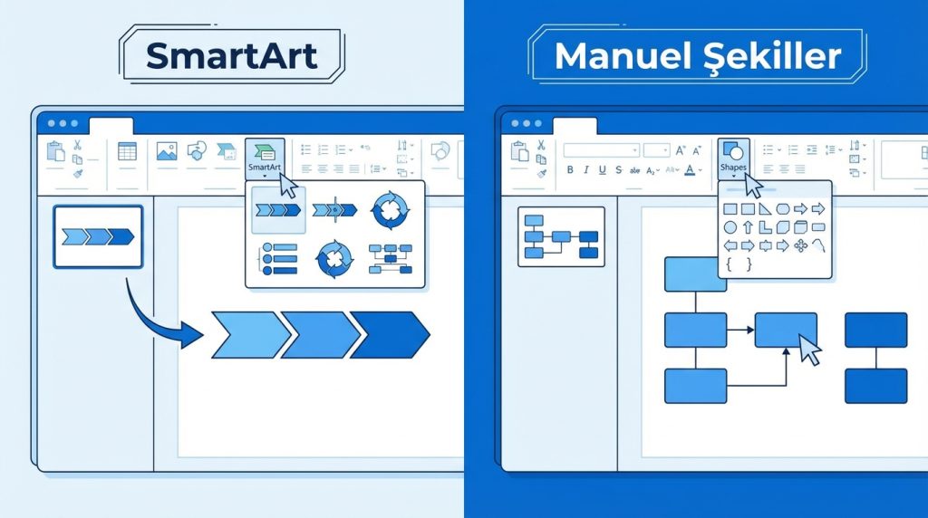 PowerPoint'te Süreç Akışı Oluşturma Adımları