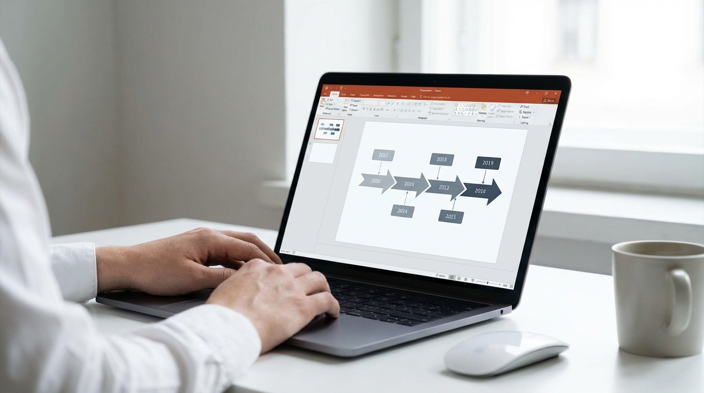PowerPoint’te Zaman Çizelgesi Slaytı Hazırlama