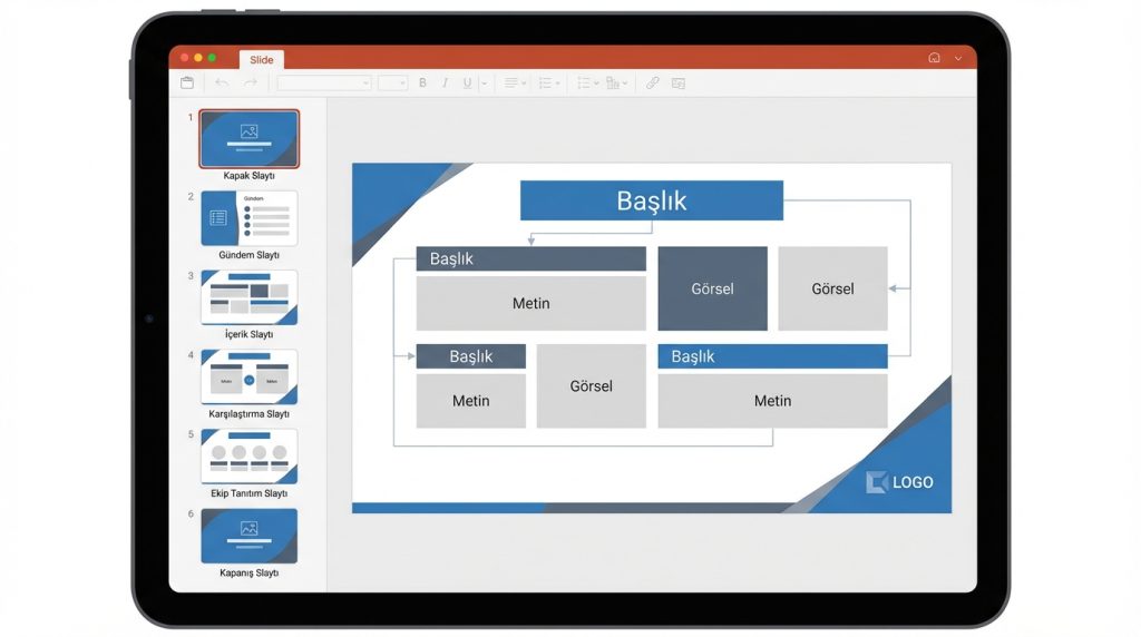 Pratik Senaryo: Kurumsal Sunum Şablonu