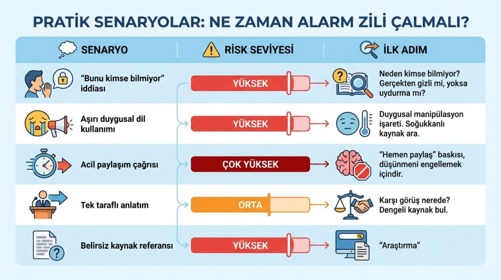 Pratik Senaryolar: Ne Zaman Alarm Zili Çalmalı?