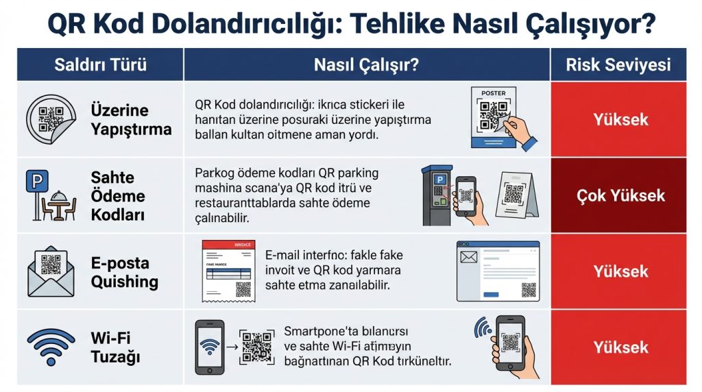 QR Kod Dolandırıcılığı: Tehlike Nasıl Çalışıyor?