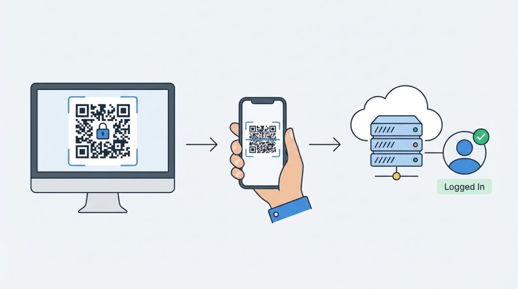 QR ile kimlik doğrulama tuzakları: Hesap ele geçirme senaryosu 2 QR ile Kimlik Doğrulama Nasıl Çalışır?