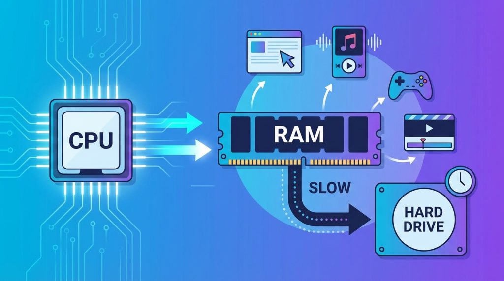 RAM nedir? GB arttıkça ne değişir? 2 RAM Ne İşe Yarar ve Nerede Kullanılır?