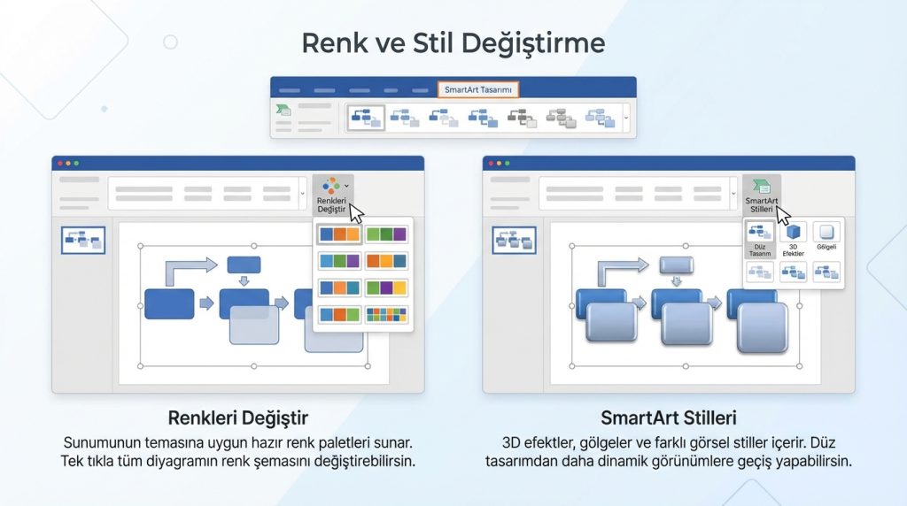 Renk ve Stil Değiştirme