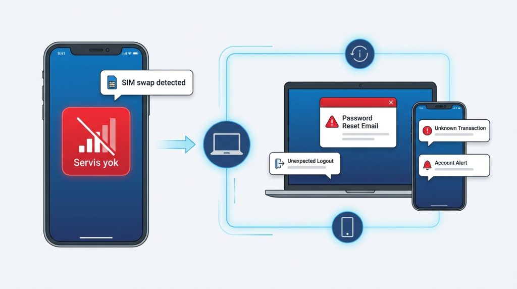 SIM swap saldırısı nasıl anlaşılır?