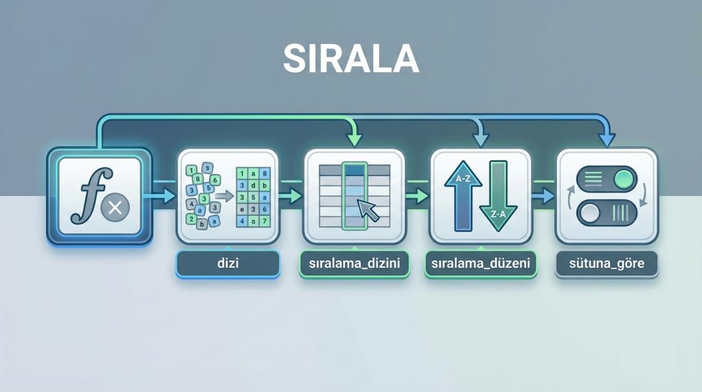 SIRALA Fonksiyonunun Söz Dizimi