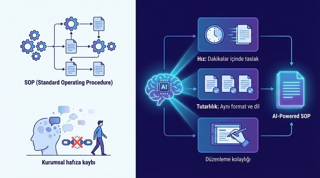 Yapay Zekâ ile SOP Standart İş Akışı Dokümanı Yazma 2 SOP Nedir ve Neden AI Kullanmalısınız?
