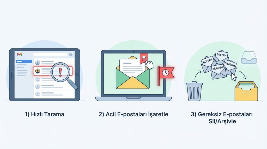 Sabah Kontrol Listesi Adımları